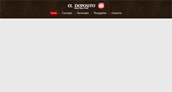 Desktop Screenshot of eldeposito.com.mx