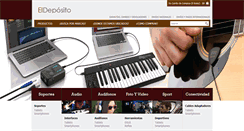 Desktop Screenshot of eldeposito.cl